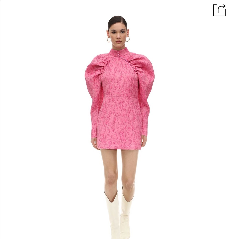 Worn once pink rotate mini dress